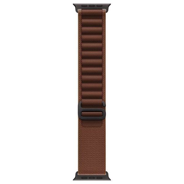 Apple Watch Series Ultra 4 49mm Black Titanium Case with Burgundy Alpine Loop S